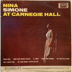 Nina Simone At Carnegie Hall Vinyl LP USED