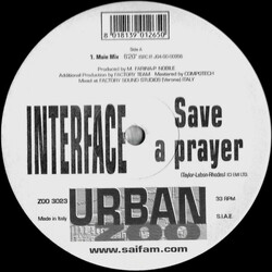 Interface (10) Save A Prayer Vinyl 12" USED