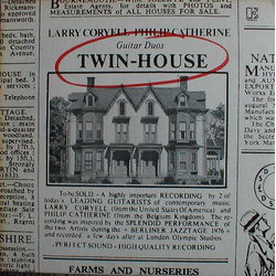 Larry Coryell / Philip Catherine Twin-House Vinyl LP USED