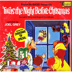 Joel Grey 'Twas The Night Before Christmas Vinyl LP USED