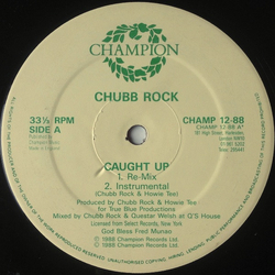 Chubb Rock Caught Up Vinyl 12" USED