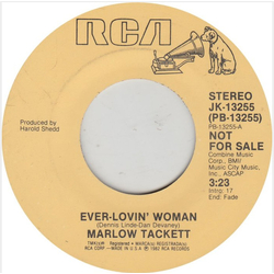 Marlow Tackett Ever-Lovin' Woman Vinyl 7" USED