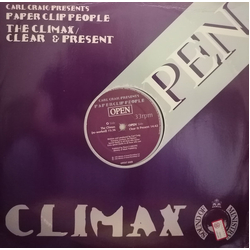 Carl Craig / Paperclip People The Climax / Clear & Present Vinyl 12" USED