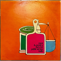 Unknown Artist Meat & Poultry Facts for Public Service Radio Vinyl LP USED