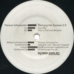 Thomas Schumacher The Long Hot Summer E.P. Vinyl 12" USED