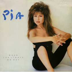 Pia Zadora When The Lights Go Out Vinyl LP USED