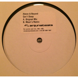 Above & Beyond Can't Sleep Vinyl 12" USED