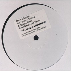 Above & Beyond Can't Sleep (Remixes) Vinyl 12" USED