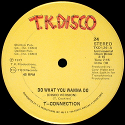 T-Connection Do What You Wanna Do / Got To See My Lady Vinyl 12" USED