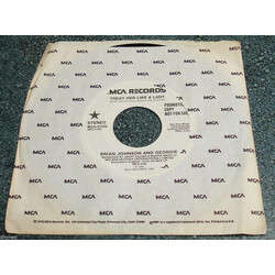 Brian Johnson / Geordie Treat Her Like A Lady USED VINYL 7INCH 45 RPM SINGLE STEREO PROMO