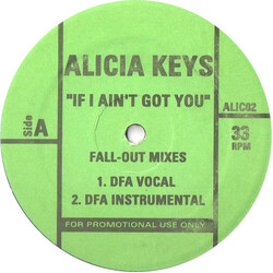 Alicia Keys If I Ain't Got You (Fall-Out Mixes) Vinyl 12" USED