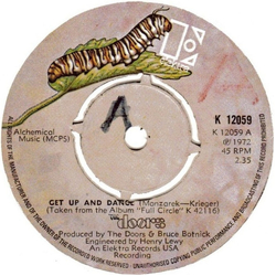 The Doors Get Up And Dance Vinyl 7" USED