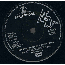 The Hollies Long Cool Woman In A Black Dress Vinyl 7" USED
