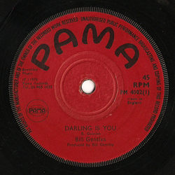 Bill Gentles Darling Is You Vinyl 7" USED