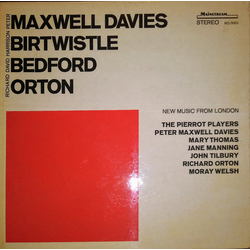 Peter Maxwell Davies / Harrison Birtwistle / David Bedford / Richard Orton (2) New Music From London Vinyl LP USED
