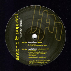 Antichic & Popped! White Lines Vinyl 12" USED