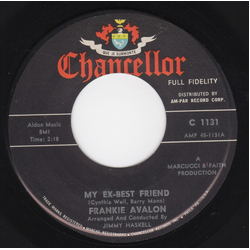 Frankie Avalon My Ex-Best Friend / First Love Never Dies Vinyl 7" USED