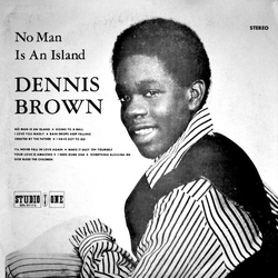 Dennis Brown No Man Is An Island Vinyl LP USED