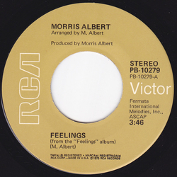 Morris Albert Feelings Vinyl 7" USED