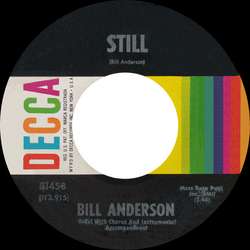 Bill Anderson (2) Still Vinyl 7" USED
