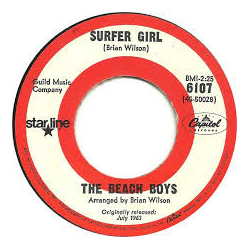 The Beach Boys Surfer Girl / Little Deuce Coupe Vinyl 7" USED