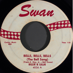 Billy & Lillie Bells, Bells, Bells (The Bell Song) Vinyl 7" USED