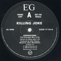 Killing Joke Adorations Vinyl 12" USED