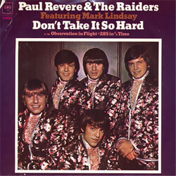 Paul Revere & The Raiders / Mark Lindsay Don't Take It So Hard USED VINYL 7INCH 45 RPM PROMO
