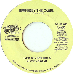 Jack Blanchard & Misty Morgan Humphrey The Camel Vinyl 7" USED