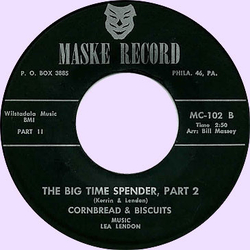 Cornbread & Biscuits The Big Time Spender Vinyl 7" USED