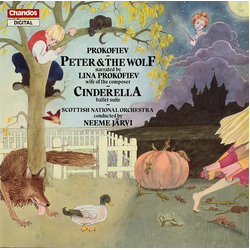 Sergei Prokofiev / Lina Prokofiev / Royal Scottish National Orchestra / Neeme Järvi Peter & The Wolf / Cinderella Vinyl LP USED
