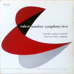 Robert Sanders (2) / Knoxville Symphony Orchestra / David Van Vactor Symphony In A Vinyl LP USED