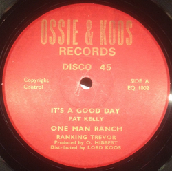 Pat Kelly It's A Good Day Vinyl 12" USED