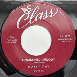 Bobby Day Unchained Melody / Three Young Rebs From Georgia Vinyl 7" USED