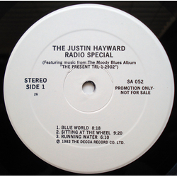 Justin Hayward The Justin Hayward Radio Special Vinyl 12" USED