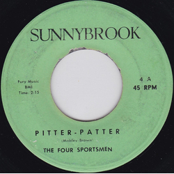 The Four Sportsmen Pitter-Patter / Git Up Paint Vinyl 7" USED