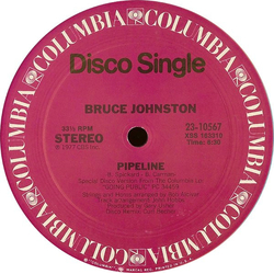 Bruce Johnston Pipeline Vinyl 12" USED