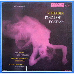 Alexander Scriabin / Franz Liszt / Boston Symphony Orchestra / Pierre Monteux Poem Of Ecstasy / Les Préludes Vinyl LP USED