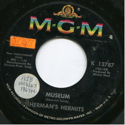 Herman's Hermits Museum Vinyl 7" USED