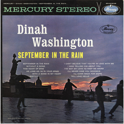 Dinah Washington September In The Rain Vinyl LP USED