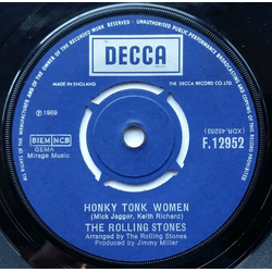 The Rolling Stones Honky Tonk Women / You Can't Always Get What You Want Vinyl 7" USED