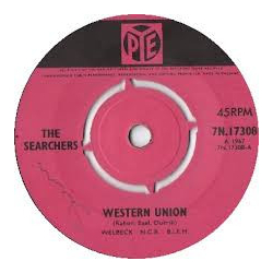 The Searchers Western Union / I'll Cry Tomorrow Vinyl 7" USED