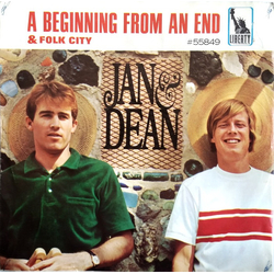 Jan & Dean A Beginning From An End / Folk City Vinyl 7" USED