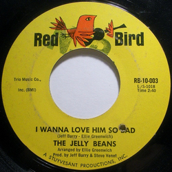 The Jelly Beans I Wanna Love Him So Bad Vinyl 7" USED