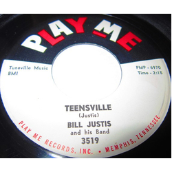 Bill Justis Teensville Vinyl 7" USED