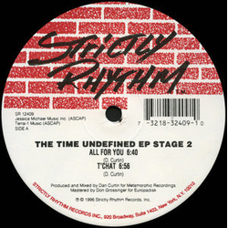 Time Undefined The Time Undefined EP Stage 2 Vinyl 12" USED