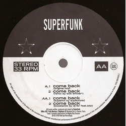 Superfunk Come Back Vinyl 12" USED