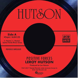 Leroy Hutson Positive Forces Vinyl 7" USED