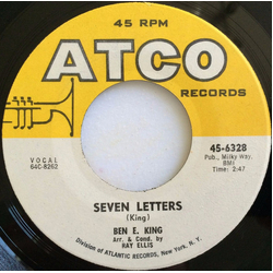 Ben E. King Seven Letters Vinyl 7" USED