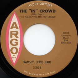 The Ramsey Lewis Trio The "In" Crowd Vinyl 7" USED